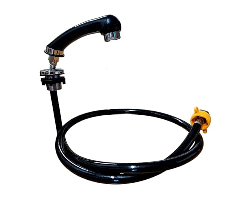 Hairstore Tazón de Champú Original Mejorado para Barbería & Manguera. Grifo de Pulverización de Agua para Lavado de Cabello. Equipo de Rociador para Salón de Belleza SPA