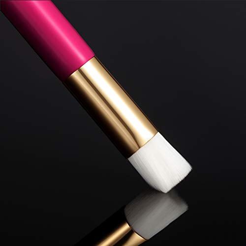 Brosse extensions de cils rose rouge pour routine beauté - 6