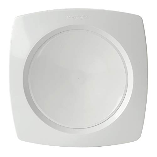 La Ventilation VLV175B regulierbares Belüftungsventil von Luftzufuhr Maße: 175 x 175 mm Weiß