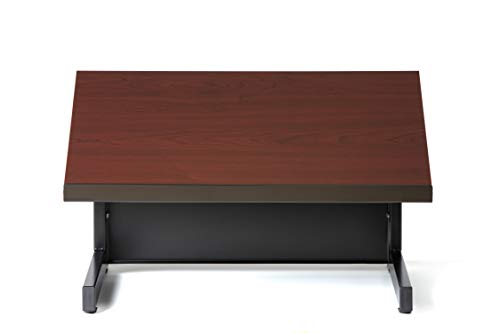 Audio-Visual Direct Tabletop Lectern, Black/Cherry - Thumbnail 3