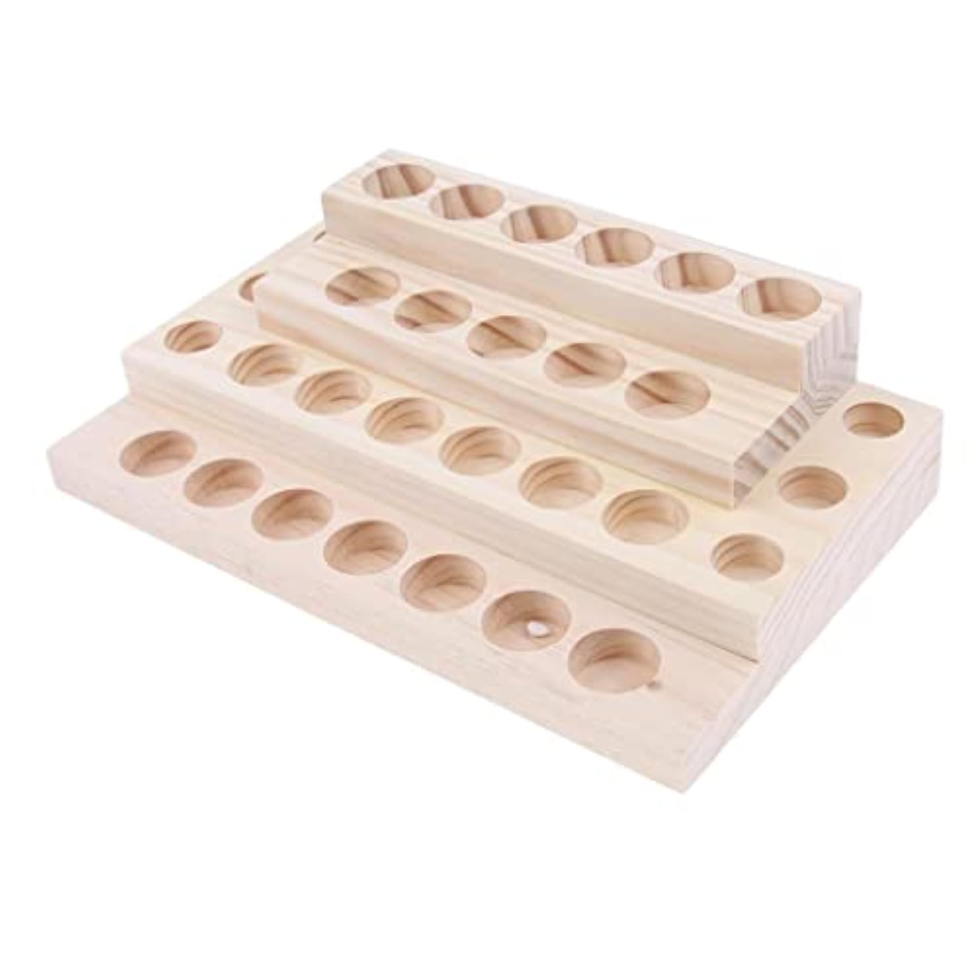 Wooden Essential Oil Holder Display Storage Rack