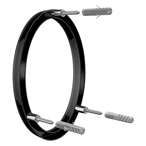 6 Inch Stainless Steel Floating House Number, Metal Modern House Numbers, For Outdoor Mailbox Yard Home Wall Doorgarage Gate With Nail Kit, Coated Black, 911 Visibility Signage #TOP2