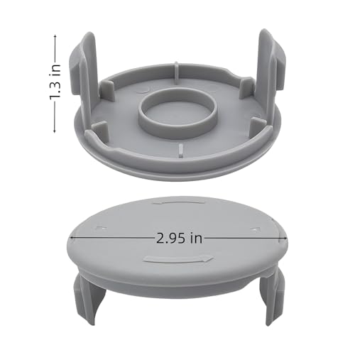 Hufopik 2Pcs AC14HCA Spool Cap, 522994001 One+ Replacement Spool Cap Compatible with Ryobi 18V, 24V, 40V Cordless Trimmers, Spool Cover 993373001 for P2000 P2005 P2006 RY24021 Weed Eater Parts