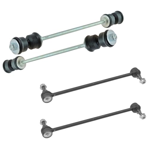 TRQ Front & Rear Sway Bar Stabilizer Link Set Compatible with 2008-2017 Buick Enclave 2009-2017 Chevrolet Traverse 2007-2016 GMC Acadia 2007-2010 Saturn Outlook