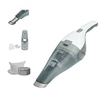 BLACK+DECKER dustbuster QuickClean Cordless Handheld Vacuum, White (HNVC215B10), Dirt Bowl and Fliter