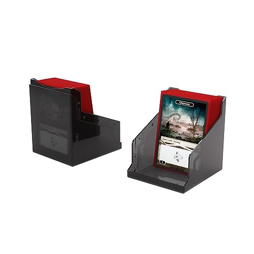 Gamegenic Bastion 100+ XL Deck Box - Compact, Secure, and Perfectly Organized for Your Trading Cards! Safely Protects 100+ Double-Sleeved Cards, Black Color, Made by Gamegenic - Image 6