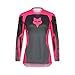 Fox Racing Women's 180 Motocross Dirt Bike Jersey, Black/Pink Shield, Large
