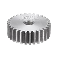 sourcing map Geradstirnrad 12mm Innere Blende 29T 1 Modul Gehärtet 45# Stahl Ersatzteile