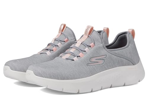 GO Walk Flex - Lucy, Gray/Pink, 5.5