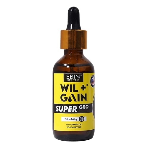 EBIN NEW YORK wil+gain aceite para el crecimiento del cabello menta + aceite de romero (estimulante)