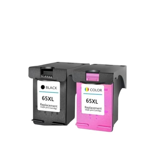 Cartouche d'encre 65 XL noir compatible pour imprimante 5010 5020 et 5030 lot de 2