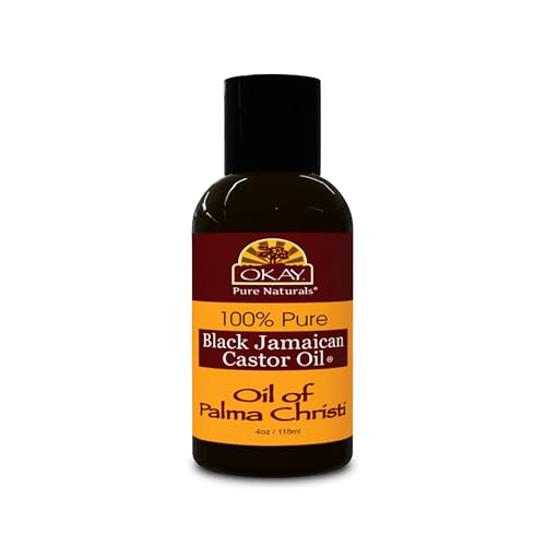 Pure Naturals Black Jamaican Castor Oil - Castor Oil for Hair Growth, Moisture for Skin, Face, Scalp, Eyelashes, Eyebrows, Hair Oil for Men & Women - 4 Oz