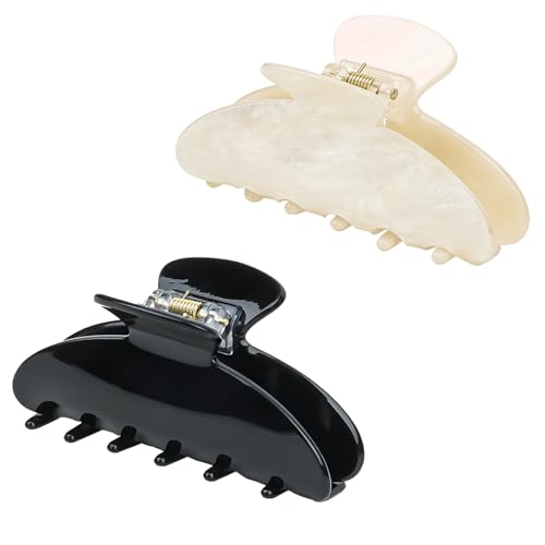 ACO-UINT Large Claw Clips, 2-Pack (Black & White) — view 8