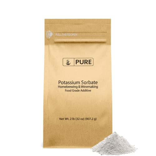 Pure Original Ingredients Potassium Sorbate (2 Lb) Homebrewing & Winemaking, Food Grade Additive & Preservative #TOP7