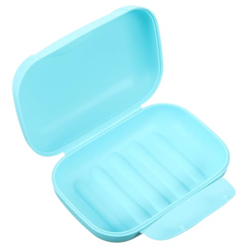 Healifty Sealed Travel Soap Case Portable Soap Dish Pp Plastic Lock Feature Holder Box for Hiking Camping Home