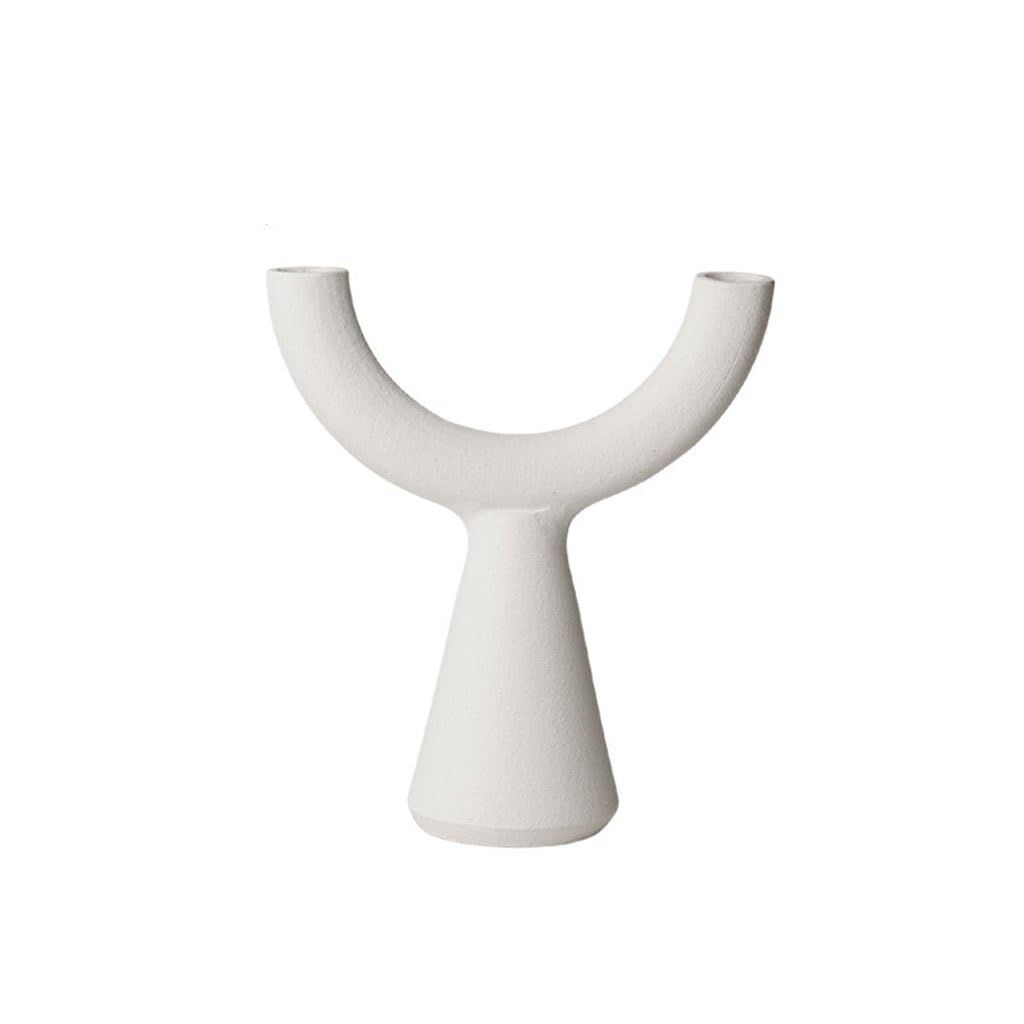 romantic home decoration, Candlestick Retro Ceramic Candlelight Dinner(B)