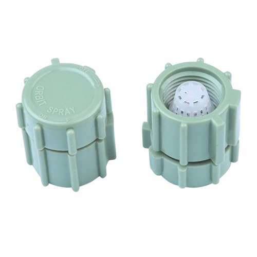 Wulankd 10 Pack Shrub Bubbler Sprinkler Head for 1/2 inch Male Thread, Adjustable Water Flow Garden...