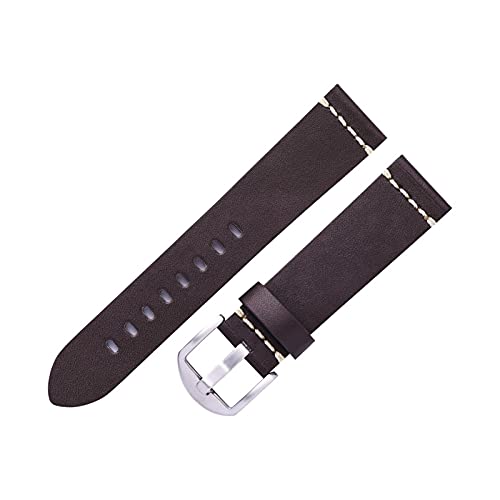 Correas de reloj de cuero vintage de 22 mm y 24 mm en 5 colores intercambiables