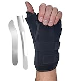 Thumb Spica Splint & Wrist Brace | Both a Wrist Splint and Thumb Splint to Support Sprains, Tendinosis, De Quervain's Tenosynovitis, Fractures | Trigger Thumb Brace for Carpal Tunnel (Left S/M)
