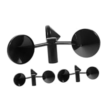 Abaodam 3pcs Anemometer Cups for Outdoor Measurement Accurate Wind Direction Measurement Tool Lightweight Instruments for Meteorological Observations