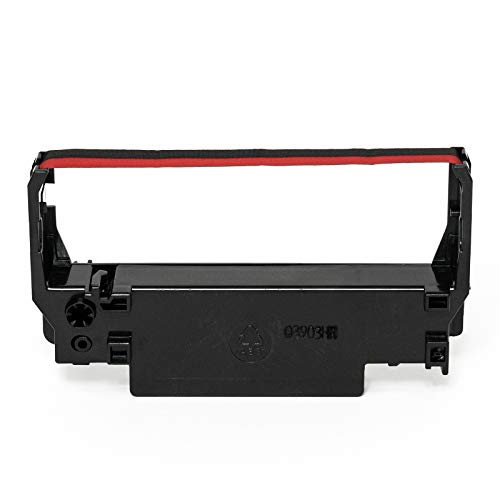 Pack 6 cintas de tinta compatibles ERC30/38 negro y rojo miniatura 2