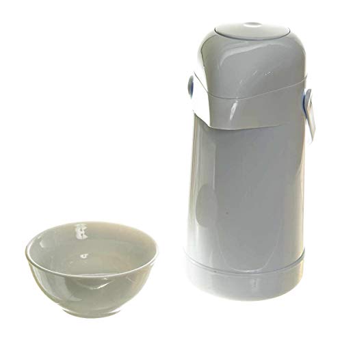 Garrafa Térmica e Molhadeira, Quarto Bebê Menina Menino, Potinho de Mel, Branco
