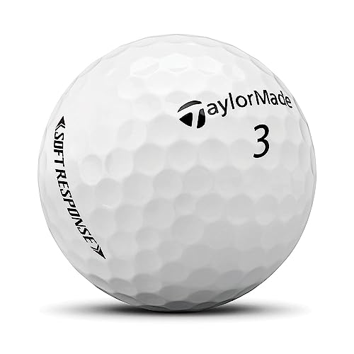 Taylormade Unisex's Soft Response Golf Ball, White, One Size