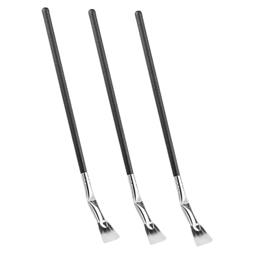 minkissy Mascara Set 3pcs Lash Brush Applicators Angled Tip Lash Extension Supplies