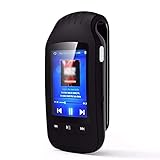 ✿ [multifunción MP3 MP4 Jugador] El reproductor de MP3 admite la función Bluetooth, emparejamiento con auriculares o altavoces Bluetooth; también soporta TF Tarjeta de reproducción de música, videos, podómetro deportivo, radio FM, libro electrónico y lectura de archivos y grabación de voz.