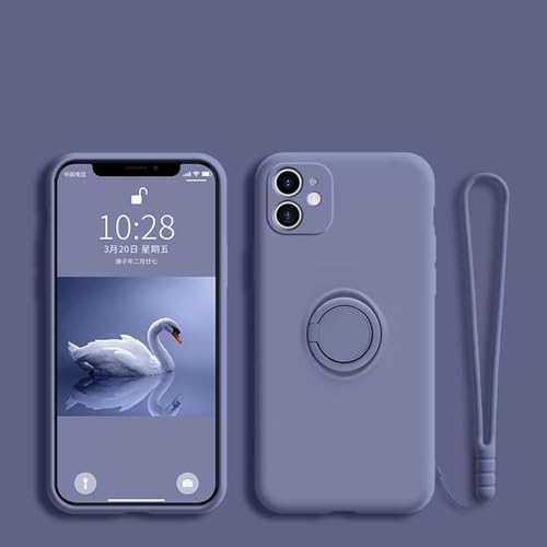 Coque magnétique iPhone 15 Pro en silicone avec sangle