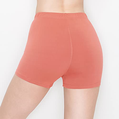 Image of ALWAYS Faux Leather Shorts - High Waist Active Stretch Yoga Short Pants for Women