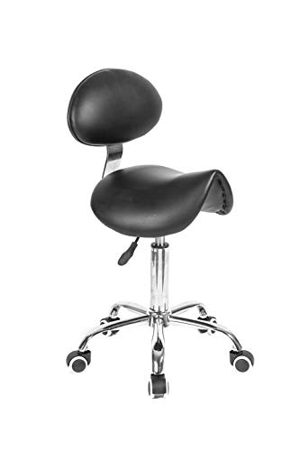 Taburete con Respaldo (NEGRO)