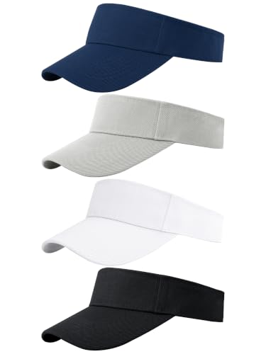 Image of Cooraby Sports Sun Visor Hats Adjustable Sun Visor Caps for Women and Men