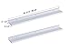O&K FURNITURE Picture Ledge Wall Shelf Display Floating Shelves (White,31.5