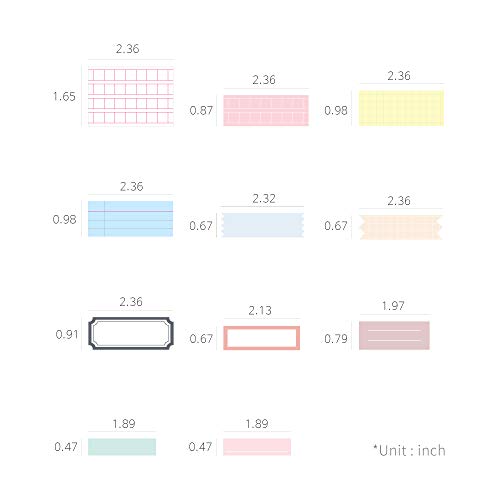 Monolike Message & Label Sticker Ver.1 Set - Mini Size Cute Stickers, Index Stickers #TOP1