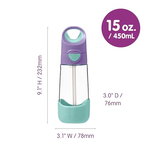 Image of b.box Tritan Drink Bottle, Lilac Pop, Lilac, 15 Ounce