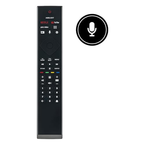 VINABTY New 398GM10BEPHY0001CR Remote Replaced for Philips TV 50PUS8897/12, PUS8818,65OLED908