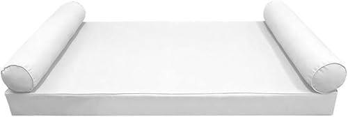 Miniatura 2 de *Solo funda*-Estilo 5 Fundas de almohada para colchón de sofá cama al aire libre con ribete de tubería tamaño individual XL - AD106