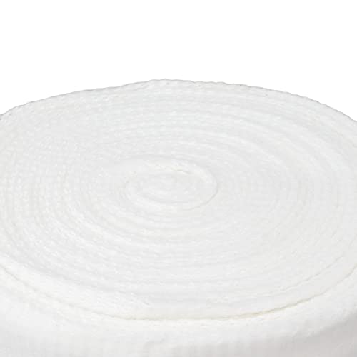 Rolo de rede de bandagem de compressão tubular, bandagem elástica, malha aberta, respirável, branco,