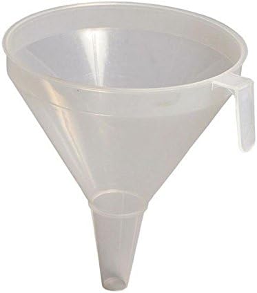 PSC 3798901 Industrial Funnel, Polypropylene, 2500 Ml, 11.81" Height, 9.65" Wide, 9.65" Length