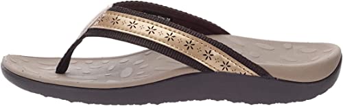 Image of Joomra Women's Flip Flops Arch Support Orthotic Thong Sandals | Plantar Fasciitis Relief, Supportive Sole, Vegan Leather Upper, Soft Toe Post, Comfortable Beach Pool Daily Use