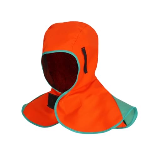 Welding Hood, Heat and Abrasion Resistant Protective Head Cover, Welding Caps with Neck Shoulder Drape, Welding Helmet accessories, Head Protection for Men & Women