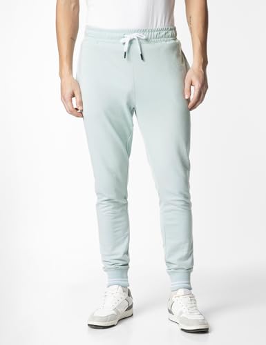 Image of FYLTR Men's Sweatshirt & Jogger Casual Terry Cotton Blend Co-ord Set with Striped Rib Detail - Winter Co-ord set for Men | Casualwear For Men | Tracksuit