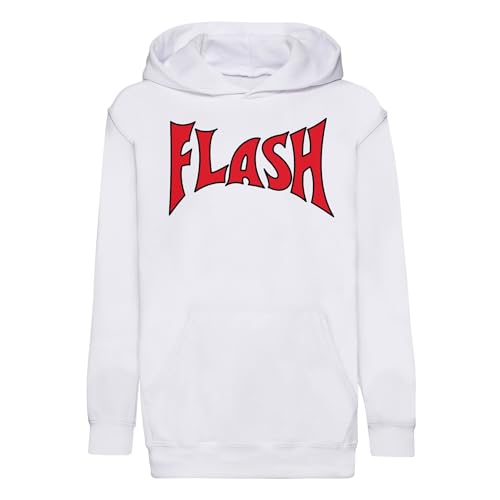Sweat à capuche enfant Flash look vintage 70's retro