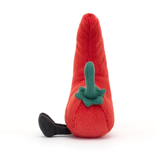 Jellycat Amuseables Chilli Pepper Stuffed Toy, 6.5 inches - Vegetable Plush - Fun Gift Idea - Image 3