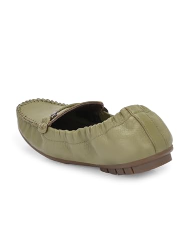Image of egoss Womens Lg-5 egoss Lady Boss X Premium Genuine Leather Loafer Casual Shoes for Women