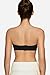 OEAK Womens Strapless Bras Jelly Push Up Bandeau Bra Non Slip Wireless Supportive Padded Bras Seamless Comfortable Tube Bra Small Black