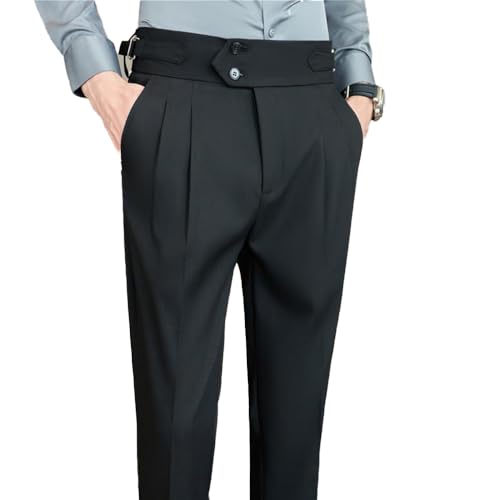 Men's Modern Fit Stretch Dress Pant Men Fashion Long Pants Casual Business Pants