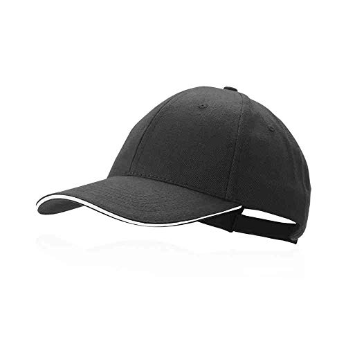 Makito Casquette de baseball 6 panneaux 100 % coton peigné avec fermeture réglable Unisexe Cover