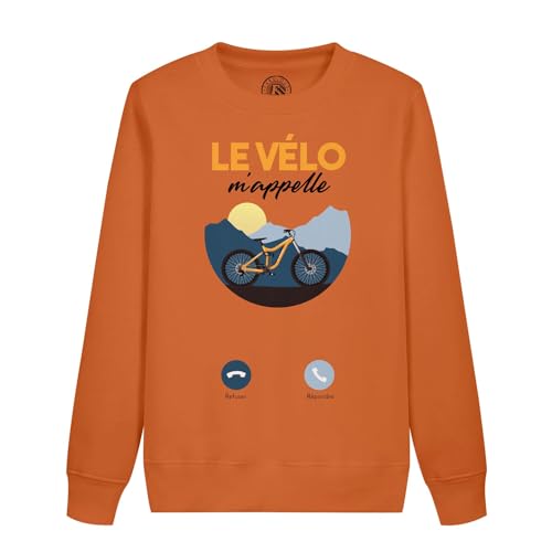 Sweat vtt enfant passion cyclisme - Le Vélo m'appelle